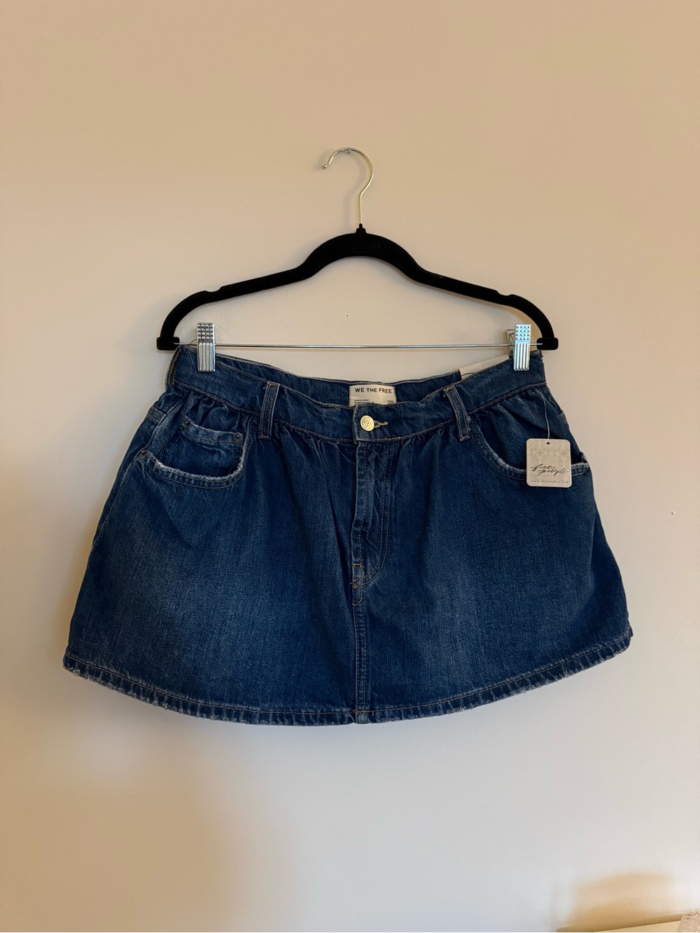 We The Free Denim Skort Free People